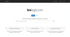 Desktop Screenshot of lexlegis.com