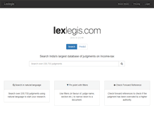 Tablet Screenshot of lexlegis.com